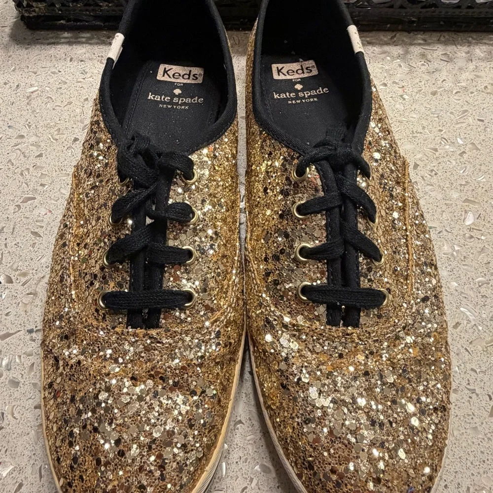 Keds/Kate Spade Shoes Gold 8.5